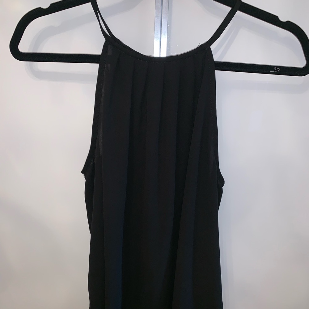 Black chiffon blouse